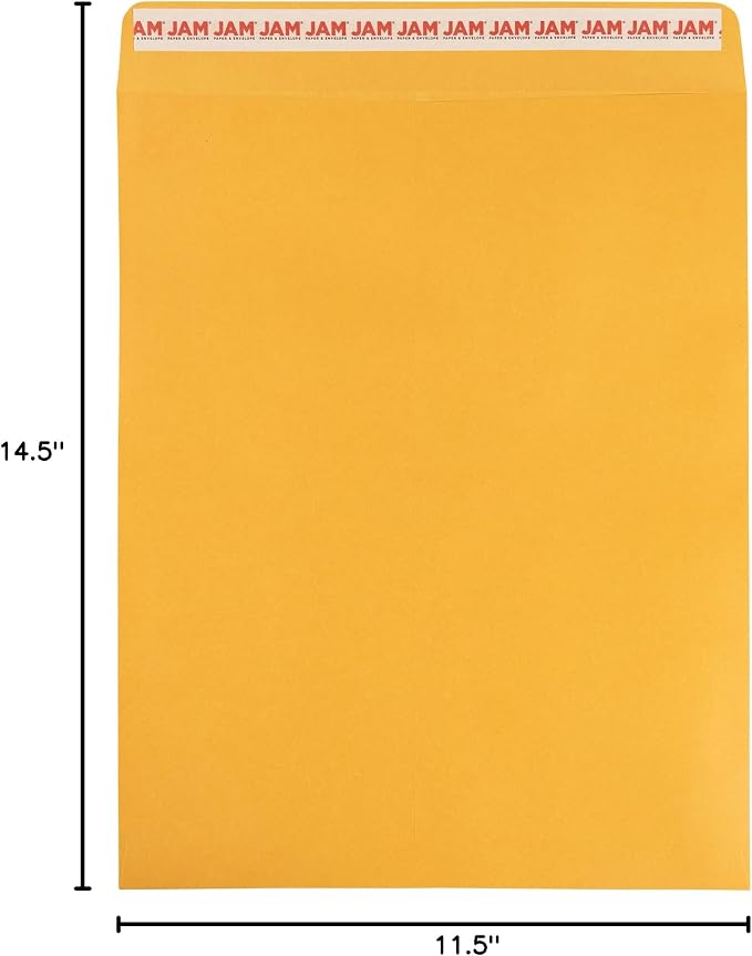 JAM PAPER 11 1/2 x 14 1/2 Open End Catalog Commercial Envelopes - Image 7