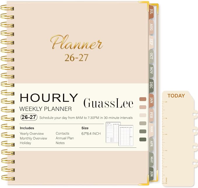2026-2027 Academic Planner, Weekly & Monthly Appointment Book from Jul. 2026 by GuassLee