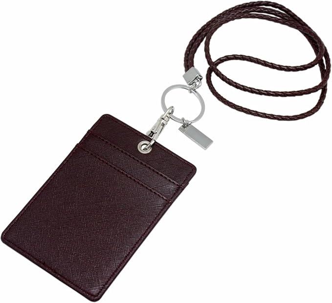 Boshiho Vertical Style PU Leather ID Card Badge Holder - Image 5