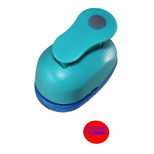 CADY Crafts Punch 1/2 inch(12mm Circle Punches Craft Lever Punch Handmade Paper - Image 2