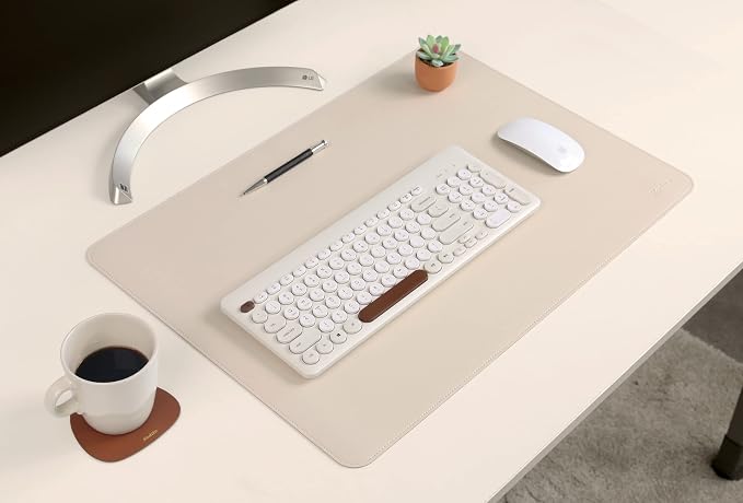 NODITO Dual-Sided Leather Desk Pad, Blotter - Image 2