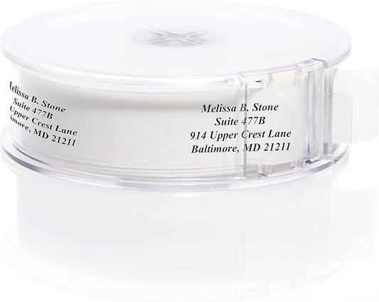 Clear Personalized Return Address Labels by ArtisticDirect