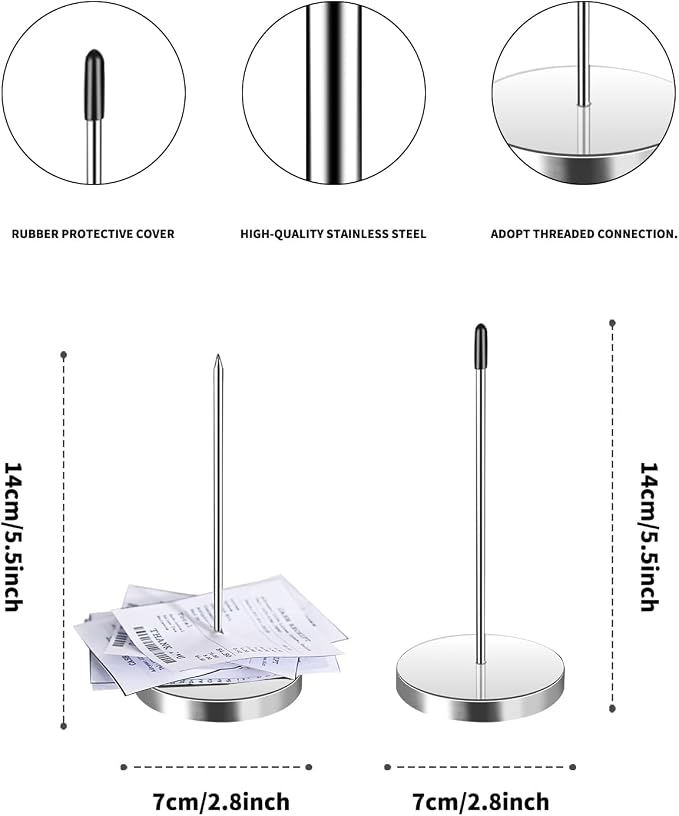 2 Pieces of 36-inch Aluminum Sliding Restaurant Order Ticket Clip Rails - Image 8