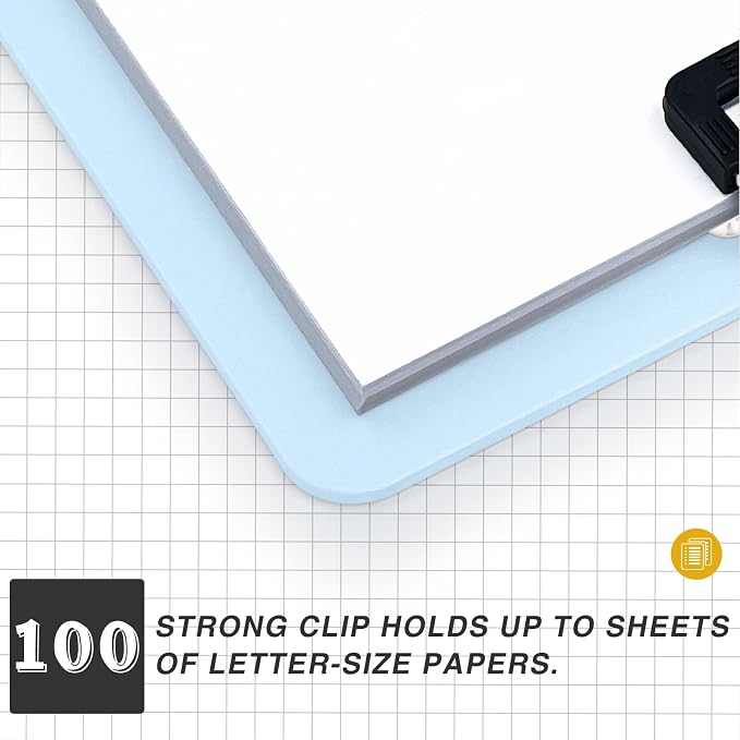 Clipboards 4 Pack Plastic Clipboards Letter Size, Durable Clipboard - Image 6