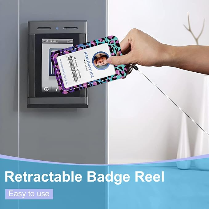 Badge Lanyard, Retractable Badge Holder - Image 5