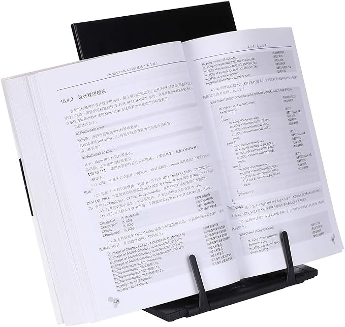 KLOUD CityBlack Metal Desktop Document Book Holder - Image 6