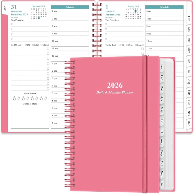 2026 Daily & Monthly Planner by Heveboik