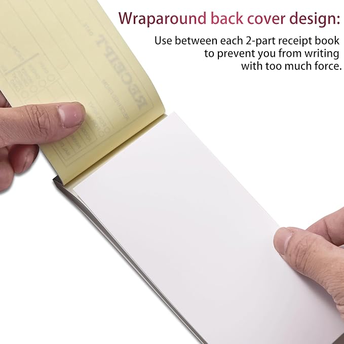 XKDOUS 12 Pack Receipt Book - Image 4