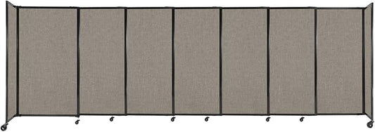 Versare Straightwall Sliding Portable Wall Partition | Freestanding Office by VERSARE