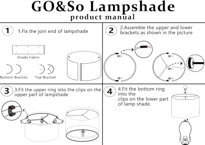GO&SO Large Lampshade Replacement, Burnt Orange Velvet Drum Lamp Shades Set of - Image 6