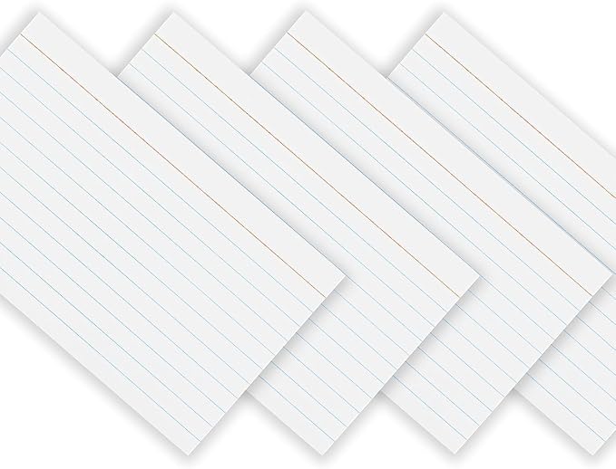 Index Cards 4x6 Bulk, Notecards 4x6 lined, Blank on Back, Flashcards - Image 5