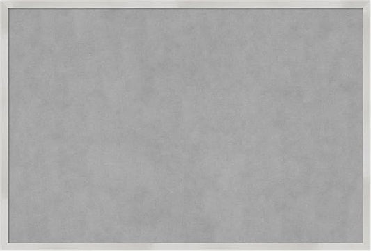 Amanti Art Silver Framed Magnetic Board 25x37 Large Vision Board by AmantiArt