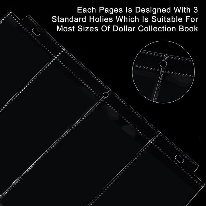 Chengu 48 Pcs 4 Pocket Currency Sleeves - Image 4