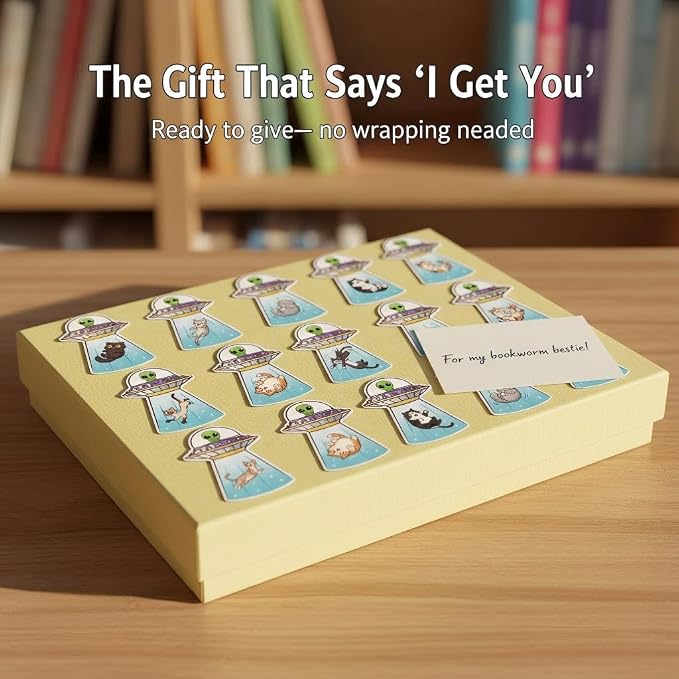 Cat Magnetic Bookmarks 10PCS - Image 7