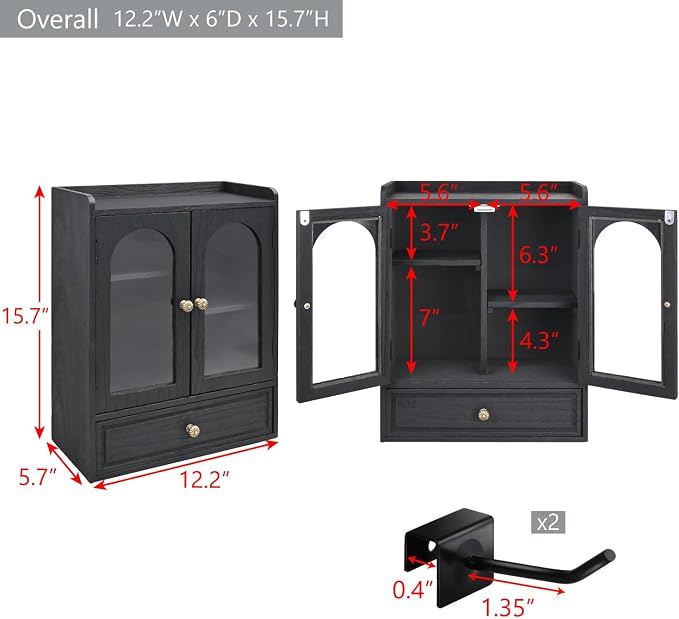 Ikee Design Wooden Countertop Storage Cabinet - Image 3