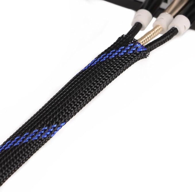 25ft PET Expandable Braided Cable Sleeve 13/16inch Pet Braided Cable Sleeve - Image 8