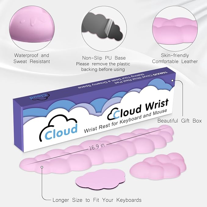 Cloud Wrist Rest Keyboard Palm Rest - Image 5