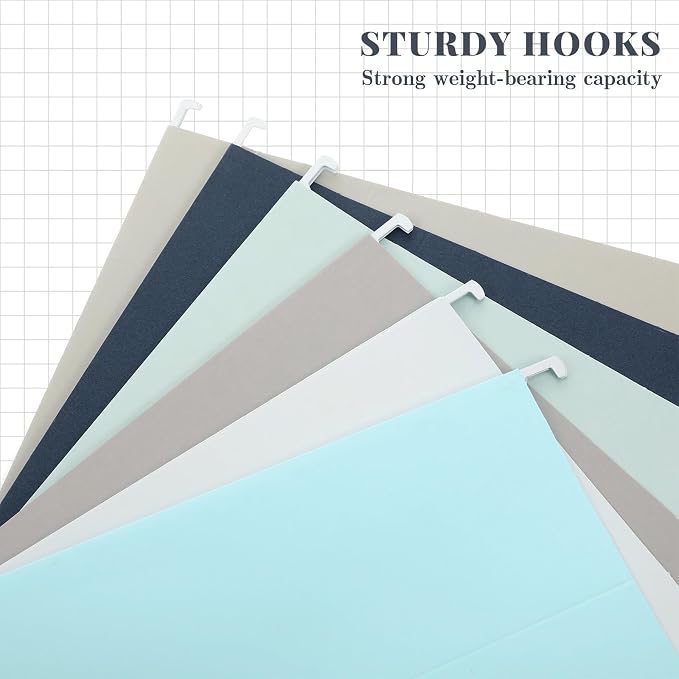 12 Pack Decorative Hanging File Folders, Letter Size - Image 4