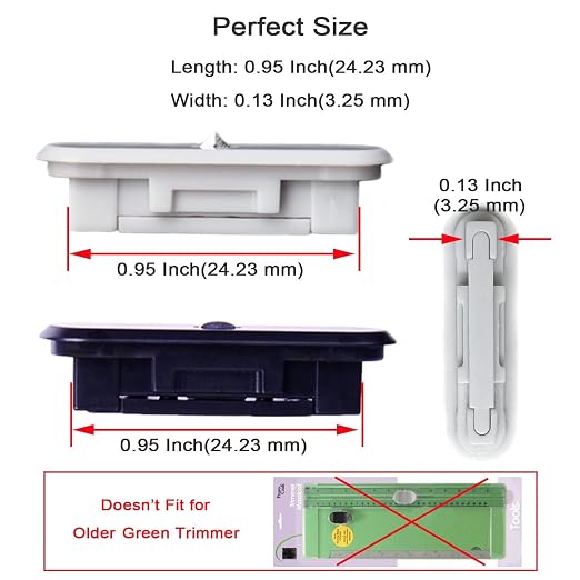Likart 8 Pack Portable Trimmer Cutting Blades, Compatible - Image 6