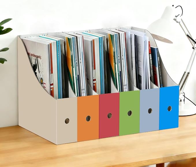 Limitliho 6 Pack Cardboard Magazine Holder - Image 2