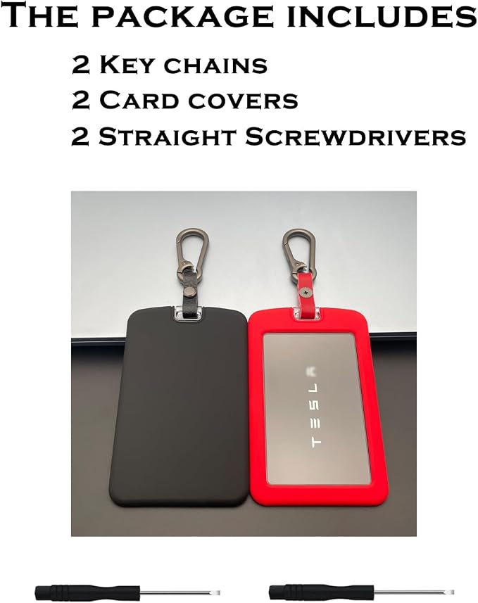 TANDRIVE 2PCS Silicone Key Card Holder Case Compatible - Image 6