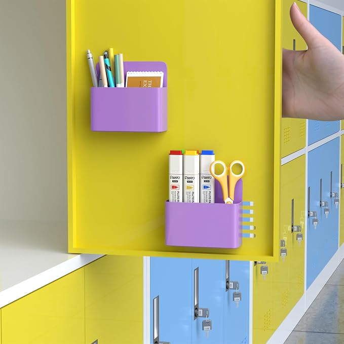 Mabrasse 2p Magnetic Dry Erase Marker Holder, Pen and Eraser Holder - Image 5