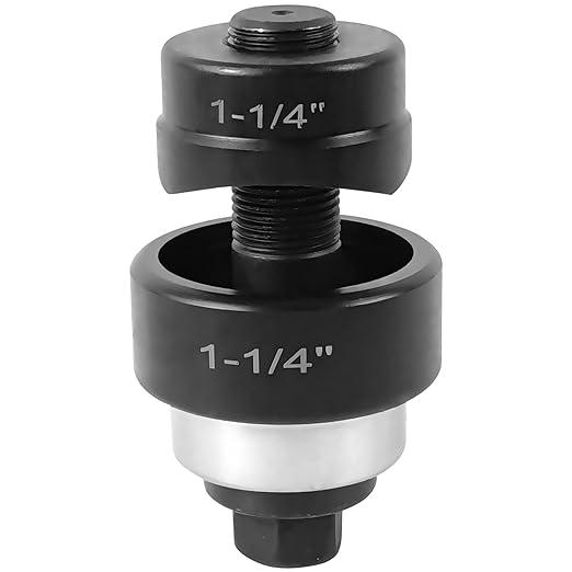 AMZCNC Manual Knockout Punch Kit, Heavy Duty Metal Sheet Knock Out Box Hole by AMZCNC