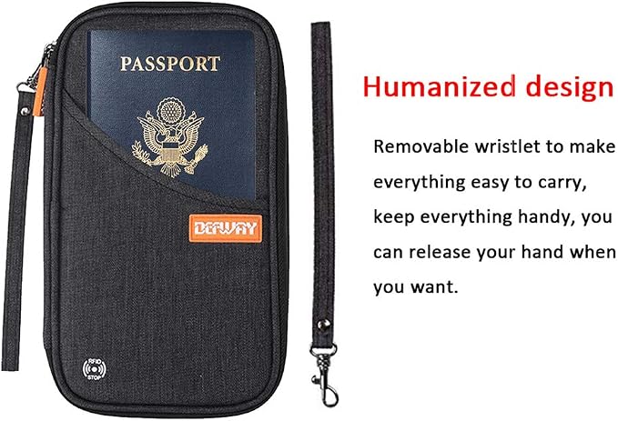 defway Passport Holder Travel Wallet - Image 5