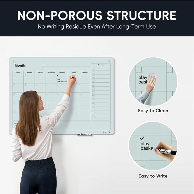 Magnetic Glass Whiteboard - Image 3
