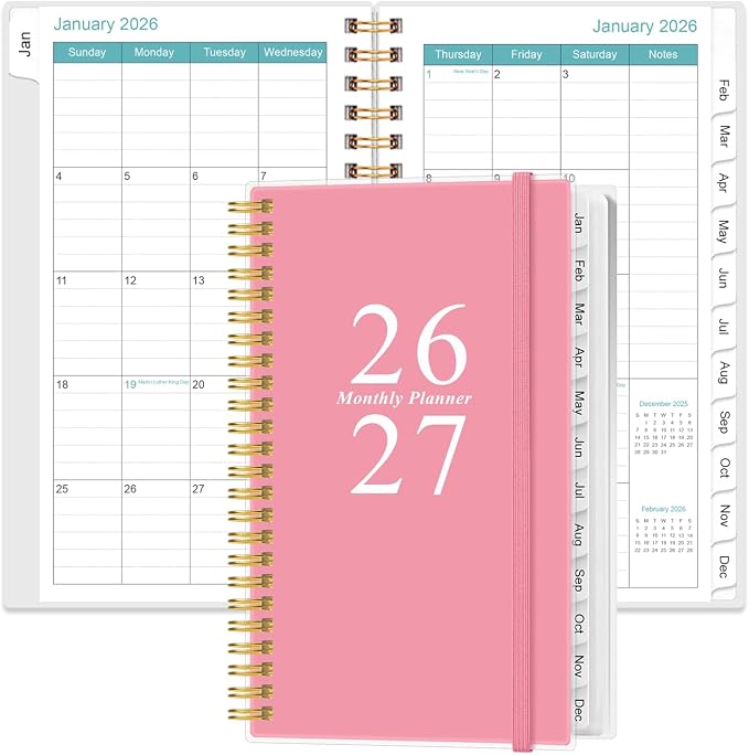 2026-2027 Monthly Planner by Heveboik