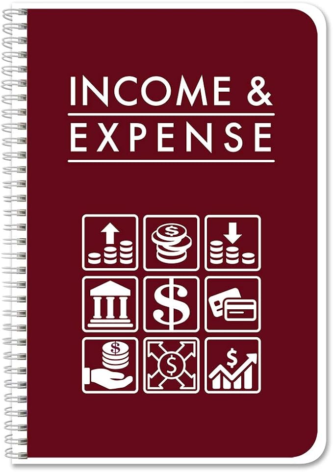 BookFactory Income and Expense Log Book/Tracker/Small Business Ledger by BookFactory