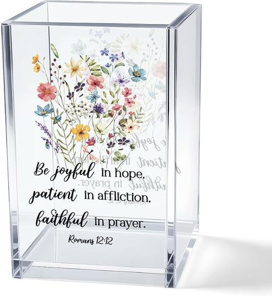 Vgrti Be Joyful in Hope, Patient in Affliction Romans 12:12 Acrylic Cosmetic by Unknown