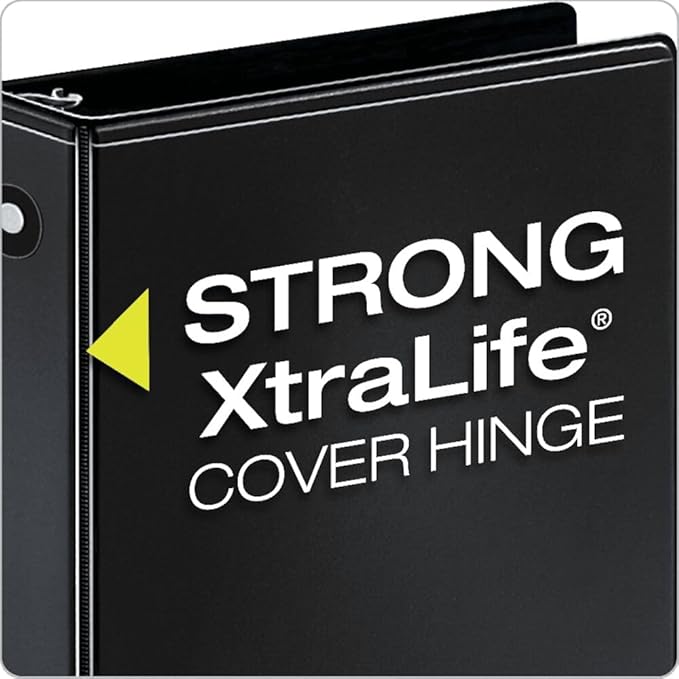 Cardinal Economy 3-Ring Binders, Round Rings, Holds 225 Sheets, Carton of 12 - Image 3