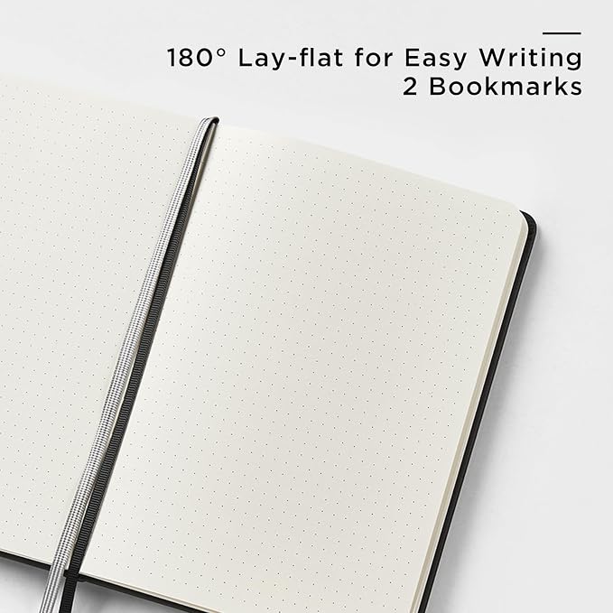&And Per Se 10-Pack Dotted Notebooks, A5 Hardcover Dotted Journal Set, 160 Pages - Image 3
