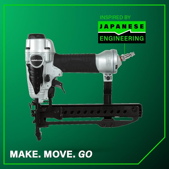 Metabo HPT Narrow Crown Stapler, 18 Gauge Pneumatic, N3804AB3 | Ergonomic Design - Image 14