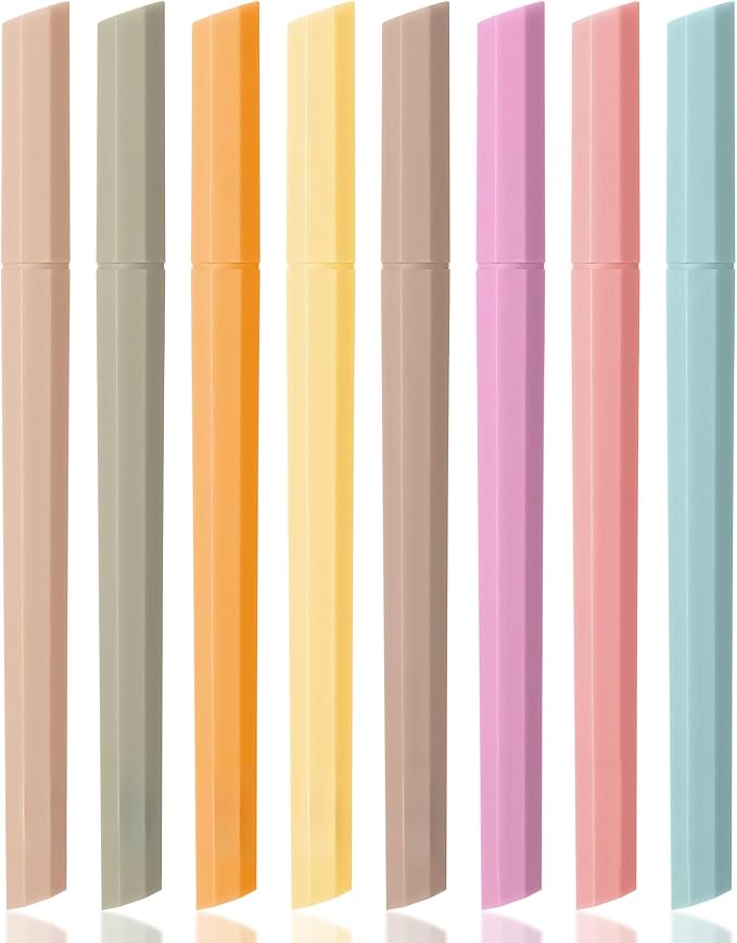 Mr. Pen- Aesthetic Highlighters No Bleed, 8 Pack, Chisel Tip | Cute Bible by MrPen