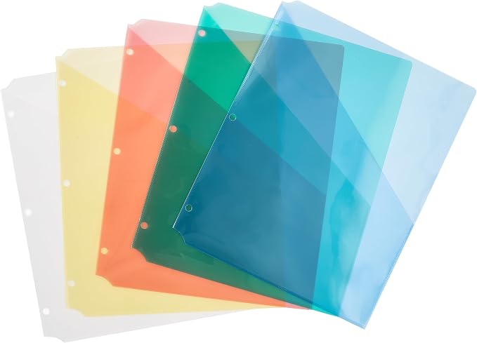 Avery Binder Pockets for 3 Ring Binders, Fits 8.5" x 11" Documents, Acid-Free - Image 5