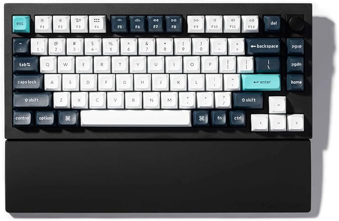 Keychron Silicone Wrist & Palm Rest, 12.89" Length – Supports 75% Compact by Keychron