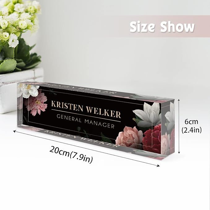 Desk Name Plate Personalized, Custom Name Plates - Image 5