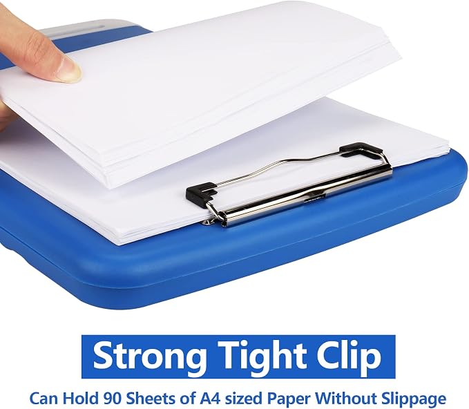 SFLHHDM Storage Clipboard with Pen Holder, High Capacity Clipboards - Image 3