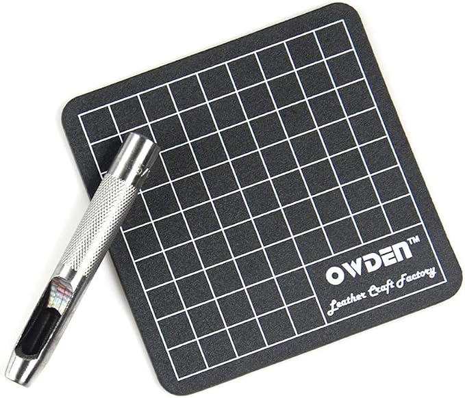 OWDEN 6 Pieces Hollow Hole Punch Set, Leather Punch Tools, - Image 3