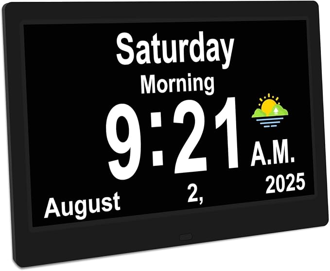 SSYA Dementia Clocks with Day and Date by SSYA