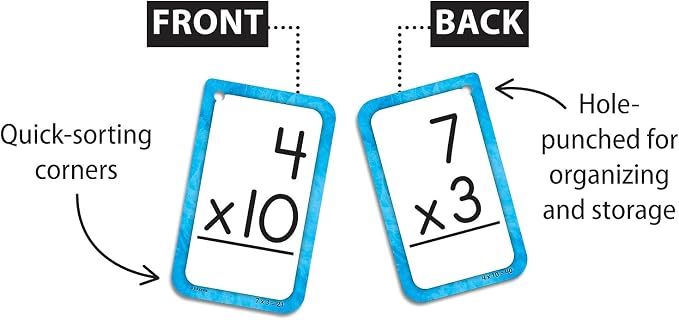 Teacher Created Resources Multiplication 0–12 Flash Cards - Image 5