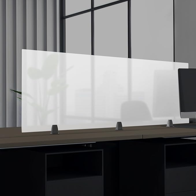 Desk Divider for Students and Desk Privacy Panel, Frosted Acrylic Plexiglass - Image 5