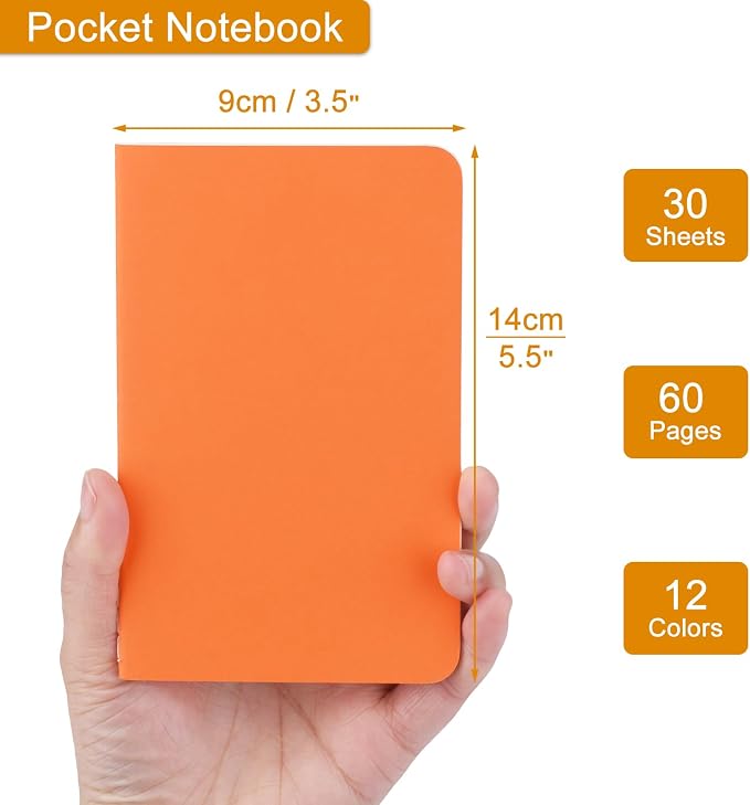 ZCZN 120 Pack Mini Pocket Notebooks Bulk, 3.5 X 5.5 Inches Mini Journals - Image 2