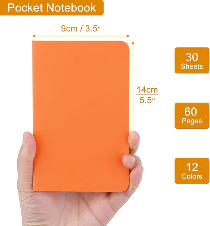 ZCZN 120 Pack Mini Pocket Notebooks Bulk, 3.5 X 5.5 Inches Mini Journals - Image 2