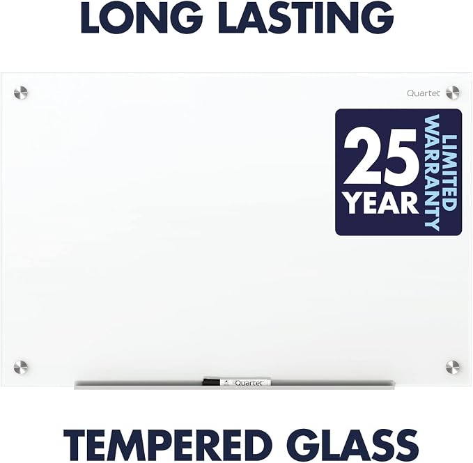 Quartet Dry Erase Board, Magnetic Whiteboard 8' x 4', Glass Board - Image 4