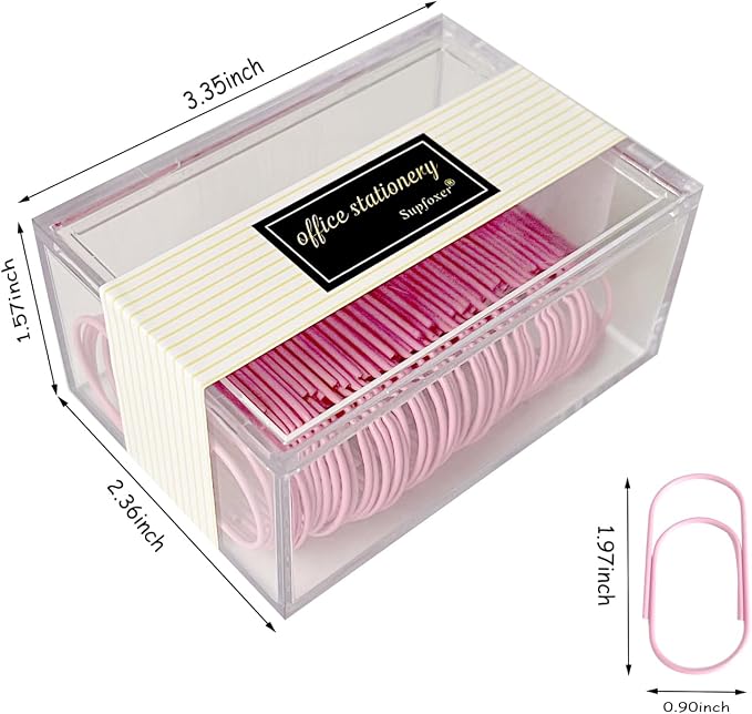 Pink Jumbo Paper Clips - Image 2