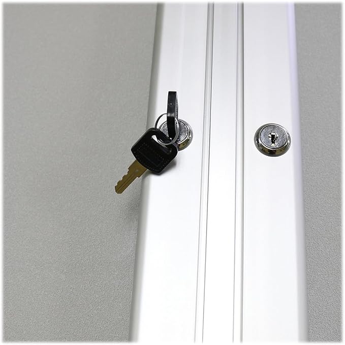 Ghent 36"x48" 2-Door Outdoor Enclosed Vinyl Bulletin Board, Shatter Resistant, with Lock, Satin Aluminum Frame - Ebony (PA23648VX-183 ), Made in the USA-DeskLoop Office