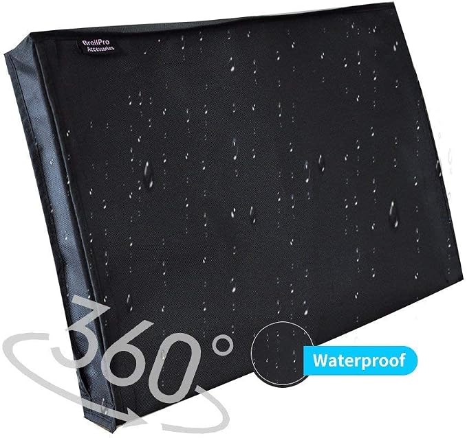 BroilPro Accessories Outdoor 75" -78" TV Set Cover, Scratch Resistant Liner - Image 3